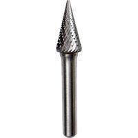 ニューレジストン NRS 超硬バー 円錐dカット 刃径12×刃長25×軸径8×軸長45 ロー付 TCBT2700D-1-8 1本（直送品）