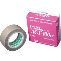 チューコーフロー フッ素樹脂(テフロンPTFE製)ガラスクロス粘着テープ AGF―100FR 0.15t×25w×10m AGF100FR-15X25（直送品）