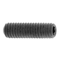 ユニクロ 鋼 六角穴付き止めねじ(ホーローセット)(くぼみ先) 4 X 22 A00050000040022001 1箱(1000個)（直送品）