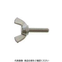 ファスニング J ユニクロ 鉄 冷間蝶ボルト（Hタイプ） 8 X 40 C00000200080040001 1箱（120個）（直送品）