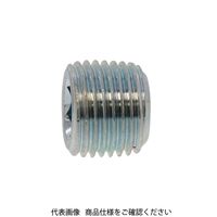 ファスニング J クロメート 鋼 六角穴付テーパねじプラグ(浮き) PT 3/8 A00057008030000002 1箱(200個)（直送品）