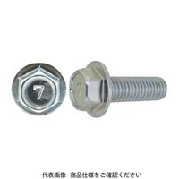 ファスニング J 3カーW 鋼 7マーク付きフランジボルト(1種)( C00017010100030003 1箱(100個)（直送品）
