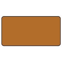 ユニット JIS配管識別ステッカー ASタイプ 茶色無地(大) 10枚1組 AS-6-30L 1組(10枚)（直送品）