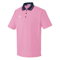 ルコックスポルティフ　介護ウェア　ポロシャツ（男女兼用）　ピンク　S　UZL3011　（直送品）