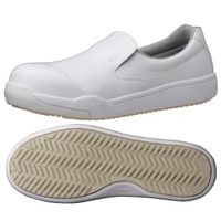 ミドリ安全 JSAA認定 耐滑 小指保護 作業靴 スリッポン PHS600 22.0cm ホワイト 2125033603 1足（直送品）