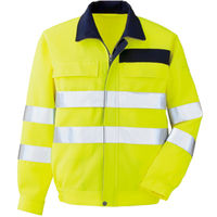 ミドリ安全 作業服 長袖 ブルゾン 帯電防止 高視認 VE324 LL イエロー 3110205006 1点(1着)（直送品）