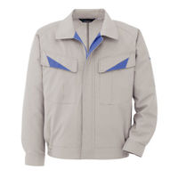ミドリ安全 作業服 男女共用 春夏 長袖 ブルゾン 帯電防止 GS2621 LL シルバーグレー 3120131806 1点（直送品）