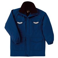 ミドリ安全 防寒服 コート 帯電防止 防風 SE1097 3L ネイビー 3130018407 1点（直送品）