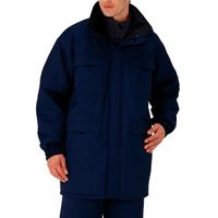 ミドリ安全 防寒服 コート 帯電防止 SE1057 LL ネイビー 3130012606 1点（直送品）