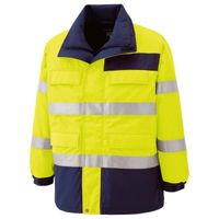 ミドリ安全 防寒服 コート 帯電防止 高視認 防水 防風 SE1124 LL イエロー 3130019006 1点(1着)（直送品）