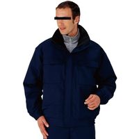 ミドリ安全 防寒服 ブルゾン 帯電防止 SE1067 4L ネイビー 3130012908 1点（直送品）