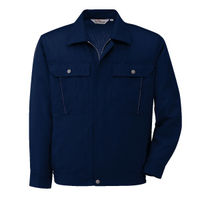 ミドリ安全 ウインドフリー 清涼長袖ブルゾン RCS2617 上 ネイビー LL 3120712106 1点（直送品）