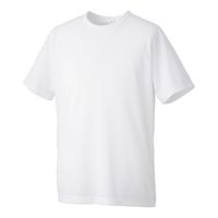 ミドリ安全 白衣 春夏 半袖 Tシャツ MT01W S ホワイト 3121197003 1点（直送品）