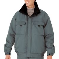 ミドリ安全 防寒服 ブルゾン M3136 L グリーン 3130012105 1点（直送品）