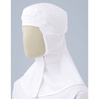 ミドリ安全 作業用 フード SH110W L ホワイト 3189130505 1点（直送品）