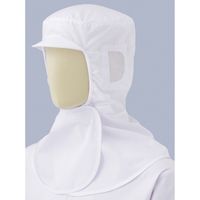 ミドリ安全 作業用 フード SH07W フリー ホワイト 3189101420 1点（直送品）