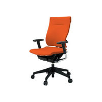 【設置込】イトーキ　スピーナ　オフィスチェア　クロスタイプ　肘付　アンバーオレンジ　KE-717GP-T1D3　1脚（直送品）