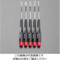 エスコ #00x50mm [+]ドライバー(精密用) EA561KB-1 1セット(20本)（直送品）