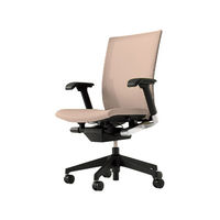 【設置込】イトーキ　ヴェントチェア　プレーンメッシュ　アジャスタブル肘付　サンドイエロー　KE-837JB-T1Y3（直送品）