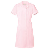 AITOZ（アイトス） ロールカラーワンピース（ナースワンピース） 医療白衣 半袖 ピンク SS 861110-060（直送品）