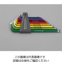 エスコ 1/20”ー5/16”/12本組 [Ball Hexagon]キーレンチ EA573CL 1セット（直送品）