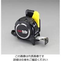 エスコ 25mmx5.0m メジャー(ストロングテープ・ホルダー付) EA720JJ-450 1セット(2個)（直送品）