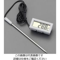 エスコ 53x28mm デジタル温度計 EA728AK-1 1セット(2台)（直送品）