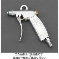 エスコ エアーブローガン(増量ノズル・プラグ付) EA123AB-16 1セット(2セット)（直送品）