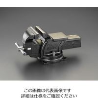 エスコ 102mm ベンチバイス(回転台付) EA525BJ-1 1台（直送品）