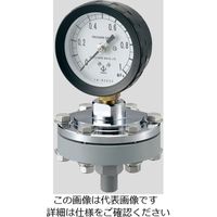 木幡計器製作所 ダイヤフラム式圧力計（ネジタイプ） 75×1.0フッ素 1台 2-278-03（直送品）