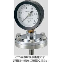 木幡計器製作所 ダイヤフラム式圧力計（ネジタイプ） 75×0.4SUS 1台 2-278-04（直送品）