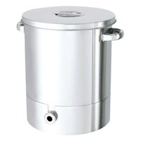 MONOVATE 底部勾配型ステンレス容器 バルブ無 20L KTT-ST-30 1個 2-110-01（直送品）