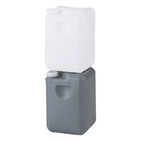 アズワン 搬送ボトル(積み重ね式) (グレー) 2-583-02 1個（直送品）