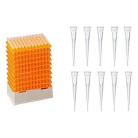 アズワン フレンドチップ 0.1~10μL 96本/トレイ×10トレイ 0K-ETS-JUTW 1セット(960本) 2-5063-14（直送品）