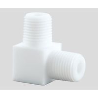 アズワン アズフロン(R)ニップル エルボータイプ(L字) 同径 R1/4×1/4 2-728-02 1個（直送品）