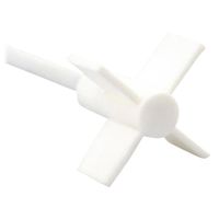 アズワン 撹拌機(フロントラボ)用 PTFE撹拌棒 十字羽根 FLXPI 1個 2-908-16（直送品）