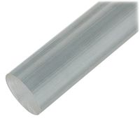 アズワン 樹脂丸棒 PC φ25mm×495mm 2-9586-07 1本（直送品）