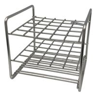 サンポー ステンレス試験管立 配列:5×5 サイズ:□18.5mm 16.5ー25H 1台 2-9502-25（直送品）