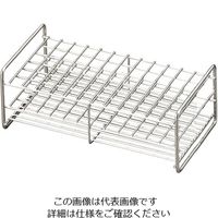 サンポー ステンレス試験管立 配列:6×12 サイズ:□18.5mm 16.5-72 1個 2-9502-29（直送品）