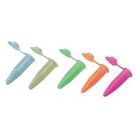 アズワン マイクロチューブ(高遠心タイプ) 蛍光5色 1.5mL 1袋(500本入) 1210-29 1袋(500本) 2-9653-03（直送品）