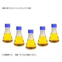滅菌三角フラスコ(ベントフィルターキャップ/平底) 2800mL 1箱(4個入) 4115-2800 1箱(4個)（直送品）