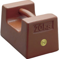 新光電子 ViBRA 鋳鉄製枕型分銅 5kg M2級 M2RF-5K 1個 392-4530（直送品）