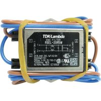 TDKラムダ ノイズフィルタ RSEL ワイヤタイプ 250V 0.5A RSEL-20R5W 1個 440-2791（直送品）