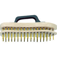 LESSMANN 【売切廃番】 アジャスタブルハンドブラシ 真鍮メッキ線 140951 1本 442-4751（直送品）