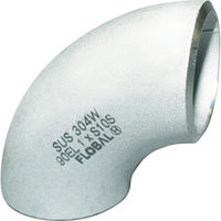 フローバル 90°エルボ(ロング)S10S 09100004 B-90EL-10S-32A 1個 444-5414（直送品）