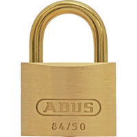 日本ロックサービス ABUS 真鍮南京錠 84MBー50 同番 84MB-50-KA 1個 445-1708（直送品）