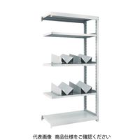 TRUSCO スチールラック M2型軽中量棚 1160X450XH1800 缶受X6付 連結 M2-6445-KU6B 1台(1個)（直送品）