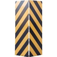 ワコーパレット ワコー セーフティーガード黄色・黒色448mm×1440mm WSG-144 1台 469-5518（直送品）