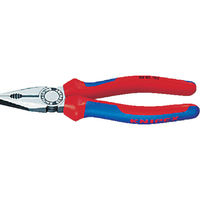 KNIPEX ペンチ 200mm 0302-200 1丁 471-3354（直送品）