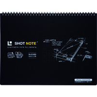 キングジム（KING JIM） キングジム ショットノート＜横型＞（ツインリング）黒 9154DH-K 1冊 472-3244（直送品）